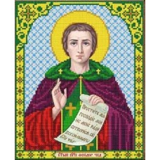 Святой Федор Чудотворец ткань с нанесенным рисунком