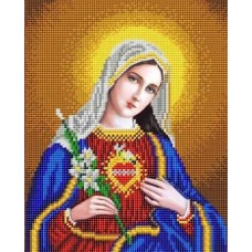Открытое сердце Марии ткань с нанесенным рисунком
