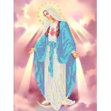 Святая Дева Мария. Непорочное зачатие Рисунок на ткани 25х18,5 Каролинка ТКБИ 4031/ч 25х18,5 Каролинка ТКБИ 4031/ч