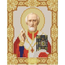 Святой Николай Чудотворец (рис. на атласе 15х18) 15х18 Конек 9112