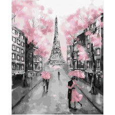 Гламурный Париж живопись на холсте 40х50