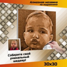 Мозаика по фото (сепия) Мозаика на подрамнике 30х30см