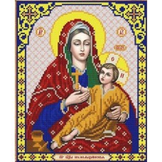 Богородица Козельщанская ткань с нанесенным рисунком