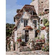 Франция. Ракамадур  живопись на холсте 40*50см