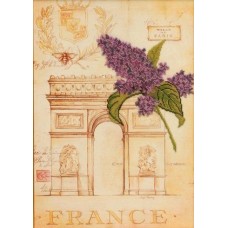 Романтическая Франция ткань с нанесенным рисунком