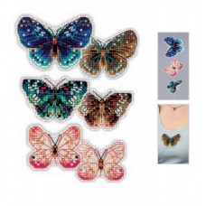 Набор Парящие бабочки  вышивка