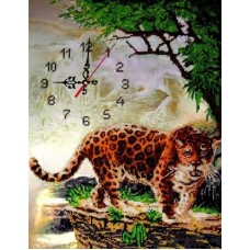 Набор Часы с леопардом
