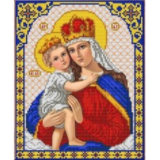 И-4034 Дева Мария с младенцем Иисусом ткань с нанесенным рисунком