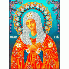 Набор Богородица Умиление (строчный шов) 19,5х26,5 Вышиваем бисером А-18 19,5х26,5 Вышиваем бисером А-18