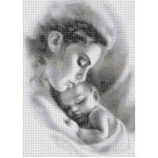 Мать и ребенок Рисунок на ткани 25,5х36 Каролинка ТКБЛ(э) 3047