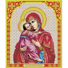 И-4017 Богородица Владимирская ткань с нанесенным рисунком