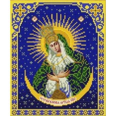 И-4008 Богородица Остробрамкая ткань с нанесенным рисунком