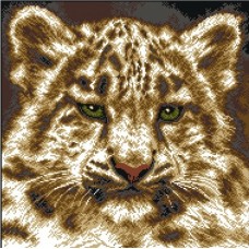 Бенгальский тигр Рисунок на канве 41/41 41х41 Матренин Посад 0884