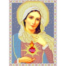 Святое Сердце Марии Рисунок на ткани 18х24,5 Каролинка ТКБИ 4016 18х24,5 Каролинка ТКБИ 4016