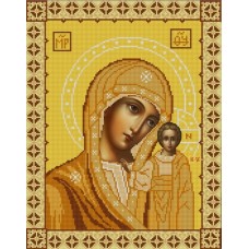 Богородица Казанская (рис. на сатене 29х37) 29х37 Конек 9234 29х37 Конек 9234