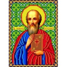 Святой Иоанн Рисунок на ткани 18х24,5 Каролинка ТКБИ 4063