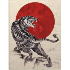 Суматранский тигр Набор для выкладывания стразами 30х40 Алмазная живопись АЖ-4138
