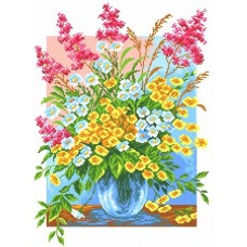 Полевые цветы Рисунок на канве 37/49 37х49 Матренин Посад 0678