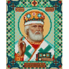 Св. Николай Чудотворец Рисунок на ткани 20х25 Конек 9266