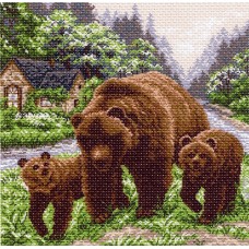 Медвежий угол Рисунок на канве 41/41 41х41 (34х34) Матренин Посад 1129