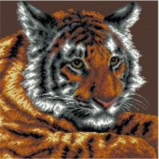 Сибирский тигр Рисунок на канве 41/41 41х41 Матренин Посад 0883