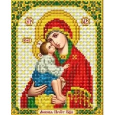 Богородица Донская ткань с нанесенным рисунком
