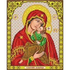 И-4027 Богородица Взыграние младенца ткань с нанесенным рисунком