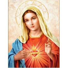 Дева Мария Набор для выкладывания стразами 30х40 Алмазная живопись АЖ-4115