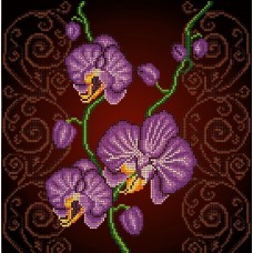 Орхидея фиолетовая Рисунок на ткани 30х30 30х30 Божья коровка 28 30х30 Божья коровка 28