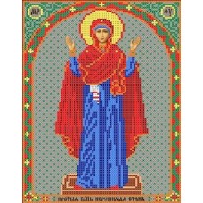 Богородица Нерушимая стена Рисунок на ткани 18,5х26,5 Каролинка ТКБИ 4088 18,5х26,5 Каролинка ТКБИ 4088