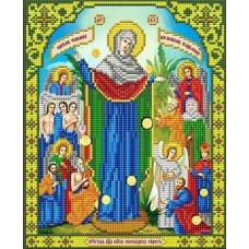 И-4036 Богородица Всех скорбящих радость ткань с нанесенным рисунком