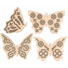 Заготовки для вышивки «Бабочки» 8х11, 9х7, 8х10, 7х12 Щепка ОР-293