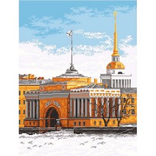 Набережная Санкт-Петербурга Рисунок на канве 37/49 37х49 Матренин Посад 1151