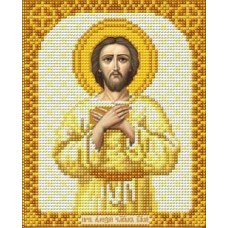 Святой Алексей ткань с нанесенным рисунком