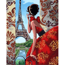 Мечты сбываются - Париж ткань с нанесенным рисунком