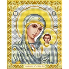 И-5013 Богородица Казанская в белом ткань с нанесенным рисунком