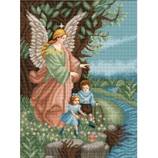 Ангел Хранитель ткань с нанесенным рисунком