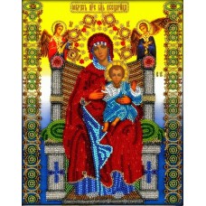 Набор Богородица Всецарица (строчный шов) 19,5х25 Вышиваем бисером А-24 19,5х25 Вышиваем бисером А-24