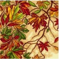 Осенний вальс Рисунок на канве 41/41 41х41 Матренин Посад 1462