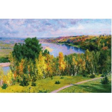 Набор «Золотая осень по мотивам картины В.Поленова 60х40 Риолис 2048
