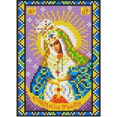 Богородица Остробрамская Рисунок на ткани 12х16,5 Каролинка ТКБИ 5019 12х16,5 Каролинка ТКБИ 5019