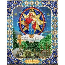 Набор Пресвятая Богородица Августовская 20х25 Паутинка Б-1100