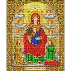 Богородица Сицилийская ткань с нанесенным рисунком