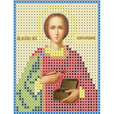 Святой Пантелеймон Рисунок на ткани 7х9 Каролинка ТКБИ 6004