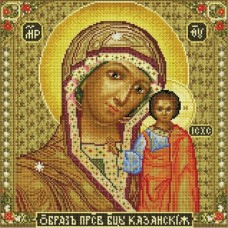 Икона Казанская БМ Мозаика на подрамнике 40х40