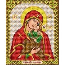Богородица Взыграние младенца ткань с нанесенным рисунком
