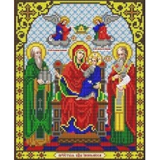 Богородица Экономисса (Домостроительница) ткань с нанесенным рисунком