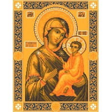 Икона Божьей Матери Тихвинская Рисунок на канве 37/49 37х49 Матренин Посад 0539