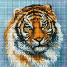 Большой тигр Мозаика на подрамнике 30х30