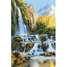 Набор Пейзаж с водопадом 40х60 Риолис 1194 40х60 Риолис 1194